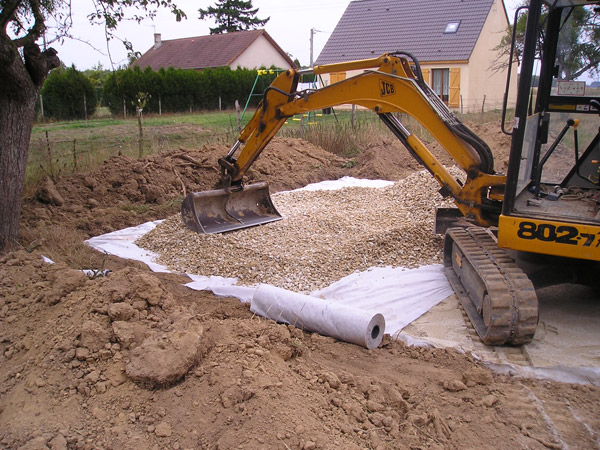 Terrassement, piscine et terrasse en béton à Hirtzbach près de Ferrette Blotzheim